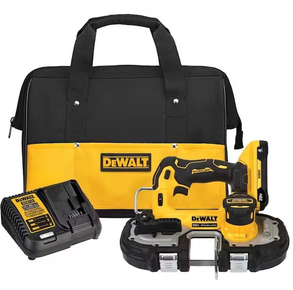 DEWALT ATOMIC 20V MAX 4.0AH B/L BAND SAW KIT 327/8"